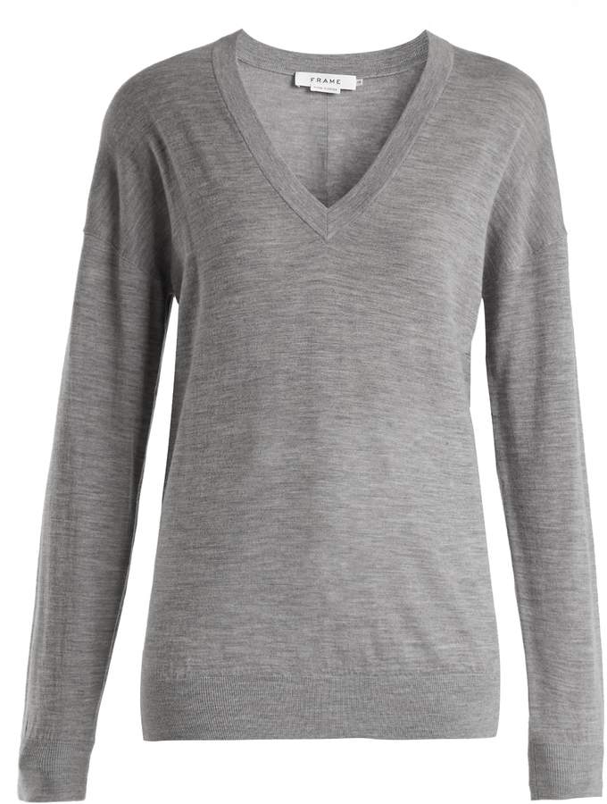 V-neck wool sweater – Art of Being Female